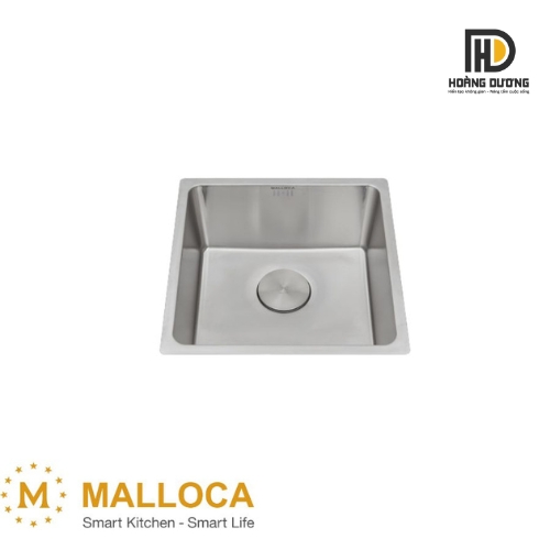 Chậu Rửa Chén Malloca MS-6044 Inox 304 1 Hộc Vuông Chậu Rửa Chén Malloca MS-6044 Inox 304 1 Hộc Vuông