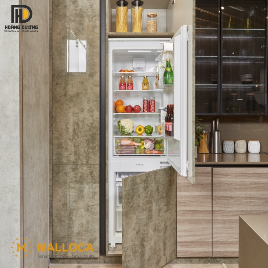 Tủ lạnh âm tủ Malloca MF-241BCD mang lại trải nghiệm sử dụng tiện nghi