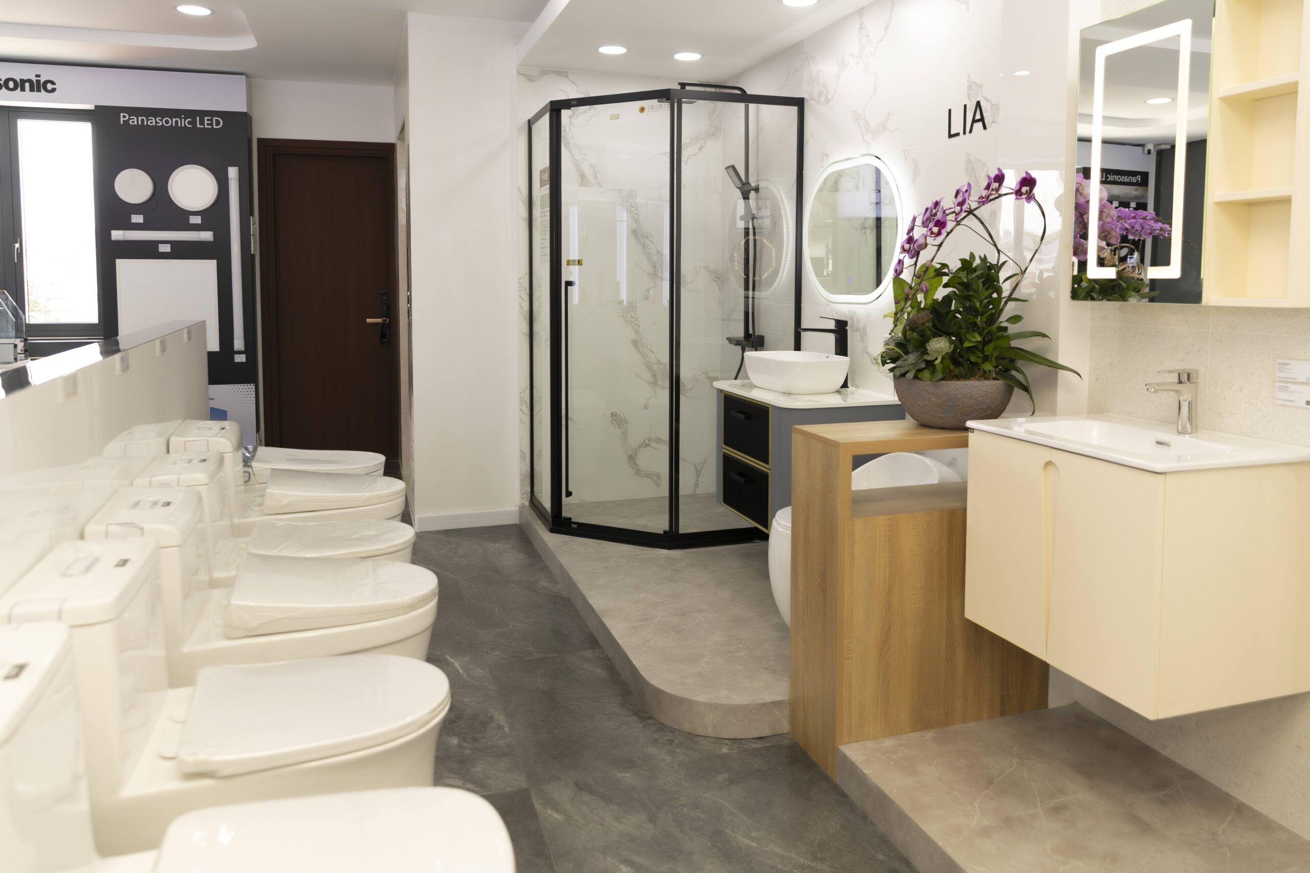 showroom bồn rửa mặt