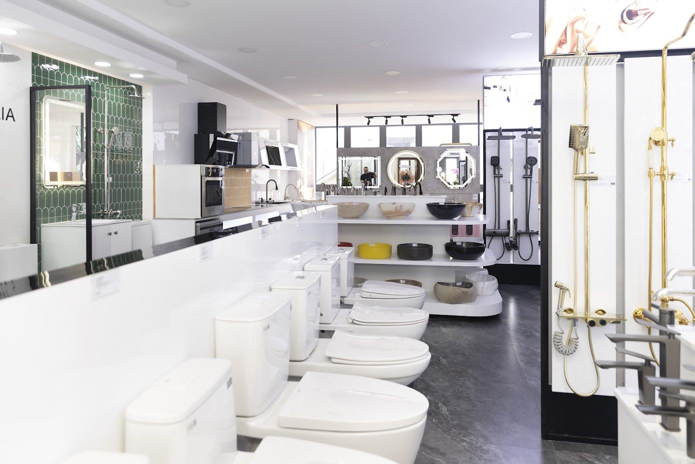 showroom bồn rửa mặt