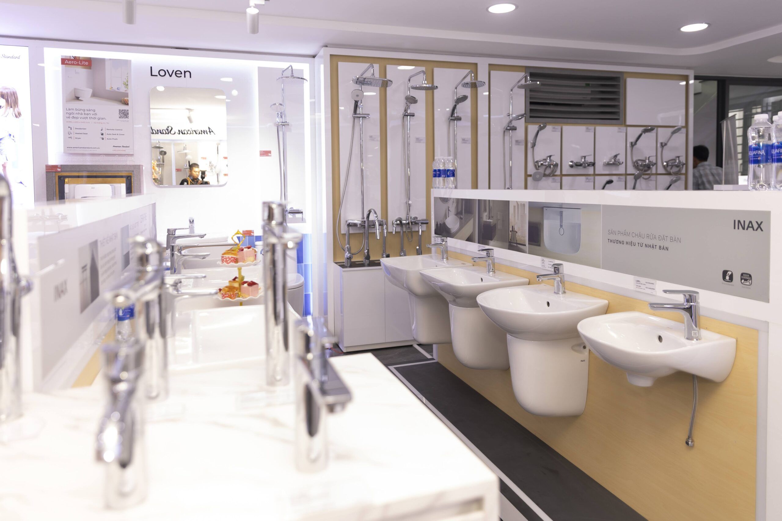 showroom bồn rửa mặt