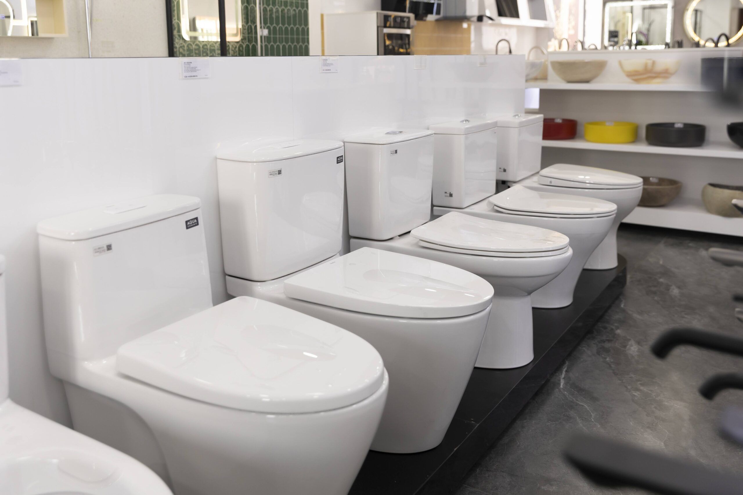 showroom bồn rửa mặt