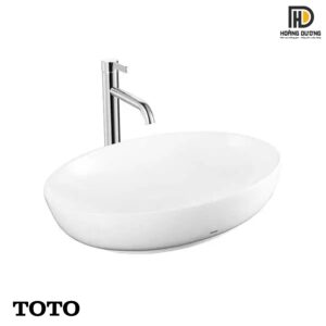 Chậu lavabo TOTO LT1705#XW đặt bàn có thiết kế lòng chậu sâu rộng