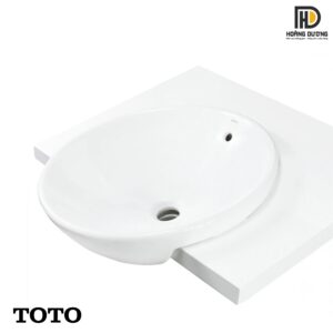 Chậu lavabo TOTO LT505T#XW dễ dàng lắp đặt và vệ sinh