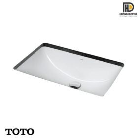 Chậu Lavabo TOTO LW1536V#XW âm bàn có chất liệu sứ Ceramic cao cấp