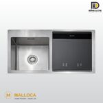 Máy Rửa Chén Tích Hợp Malloca WQP6-890F4