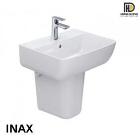 Mẫu Lavabo Inax AL-312V/L-298VC có thiết kế lòng chậu sâu, chống bắn nước hiệu quả